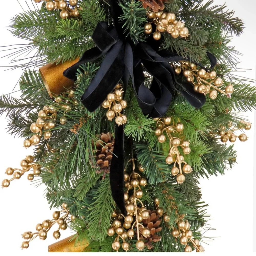 🎄New HGTV Swag National Tree Company DL87-45X22803 Decorative Swag Gree…#4